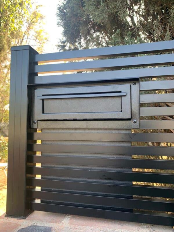 Modern black Aluminum wall topper
