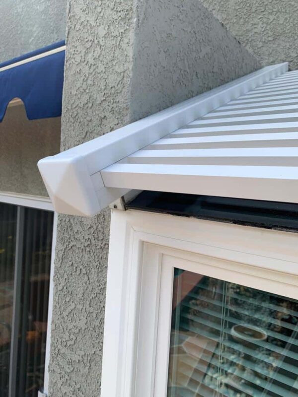 White Aluminum roof