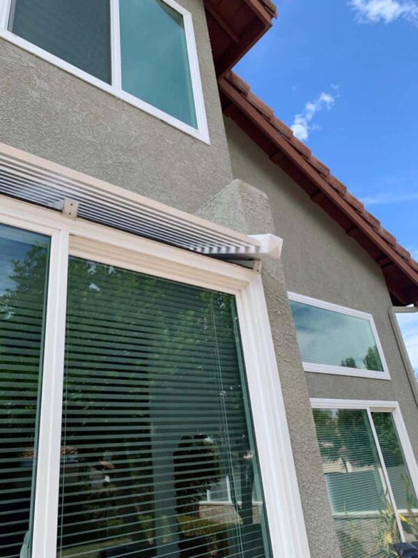 White Aluminum roof