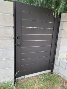 Customer review photo for Aluminum Single Swing Gate Kit – Los Angeles Style