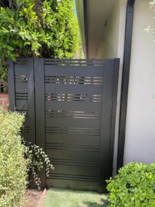 Customer review photo for Aluminum Single Swing Gate Kit – Miami Style