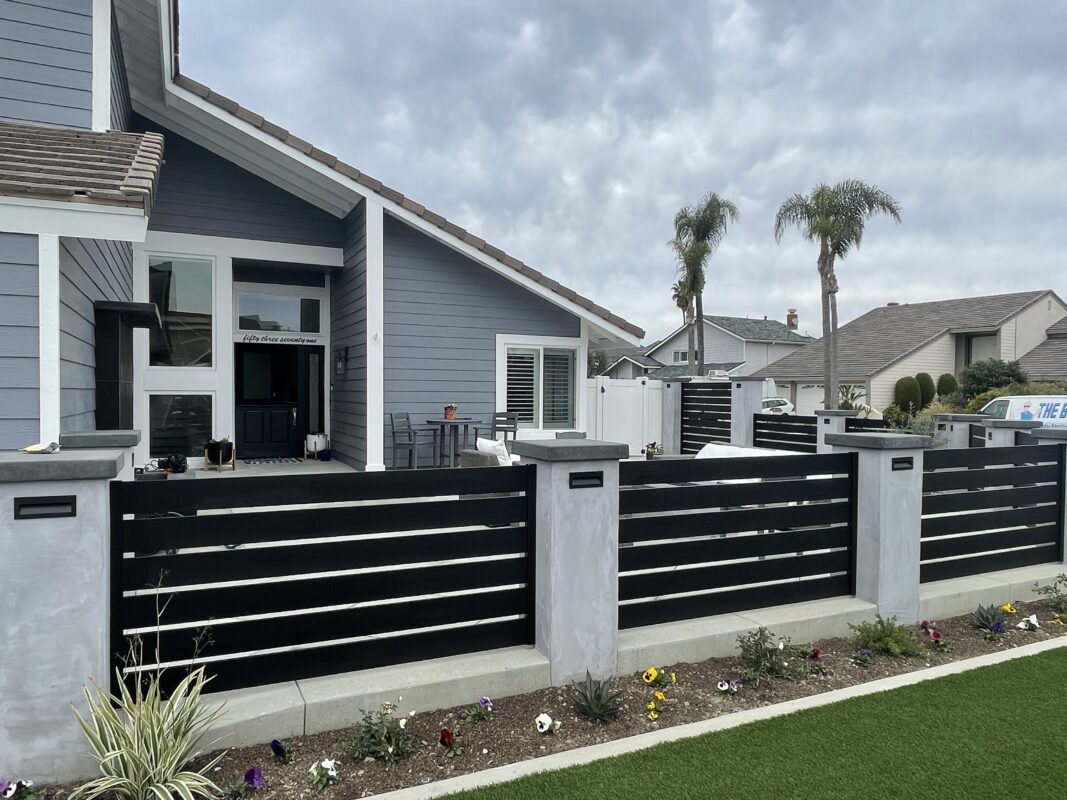 Beautiful curb appeal of a house in Huntington Beach, CA 92642