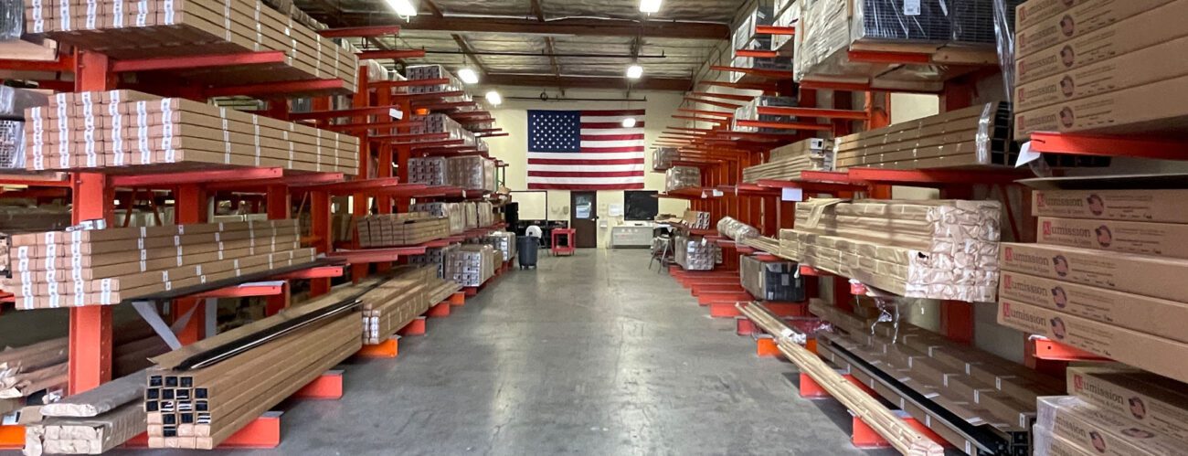 Clean Warehouse Alumission Modern Aluminum Fences & Gates