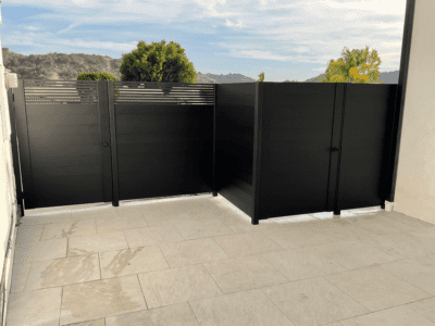 Fireproof fencing