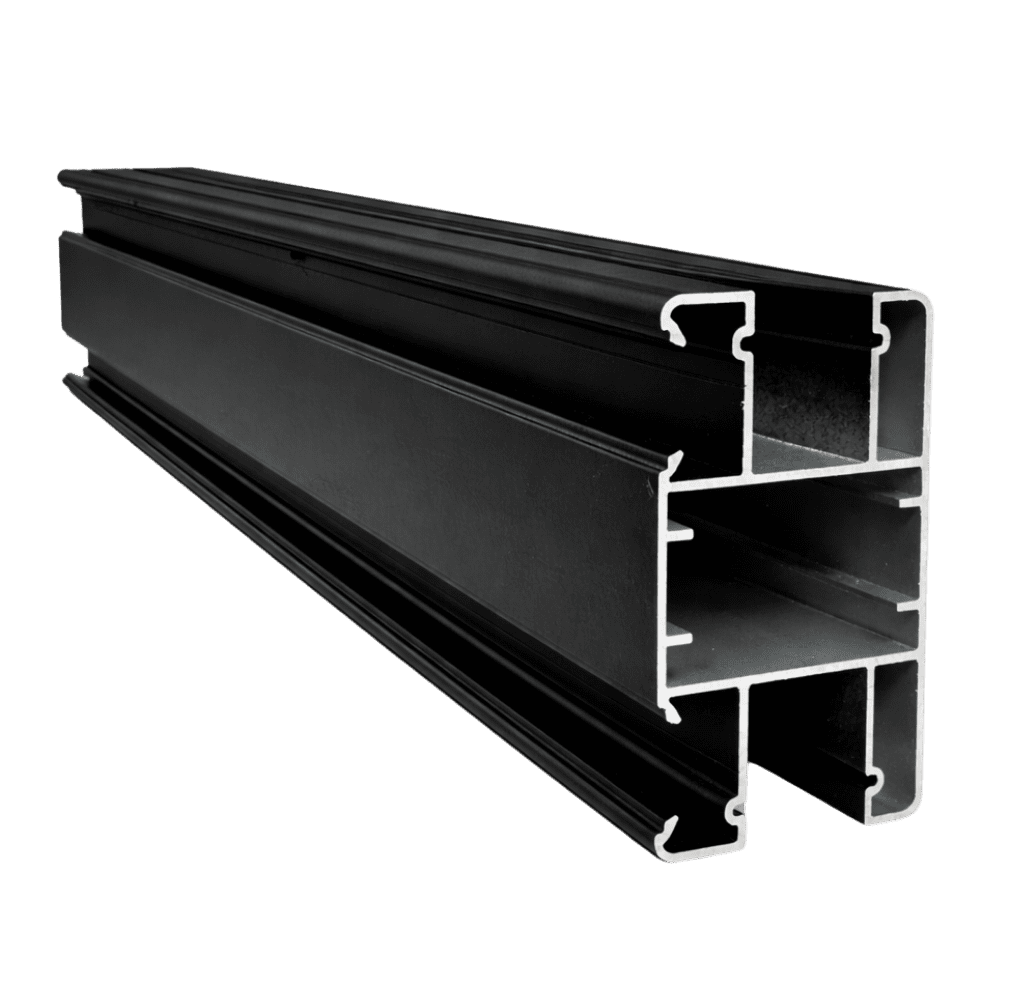 Matte black aluminum