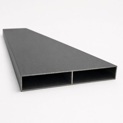 5.5 Inch Aluminum Slat in Black powder-coated finish