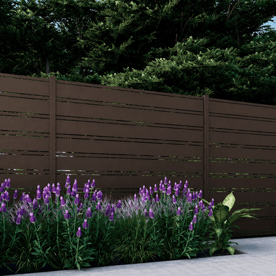 Aluminum Fence Bronze Miami Style