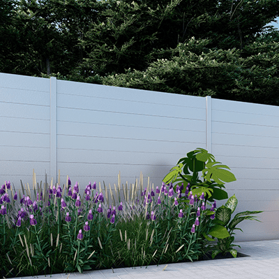Aluminum Fence White New York Style