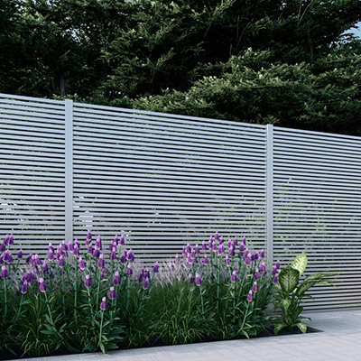 Aluminum Fence White San Francisco