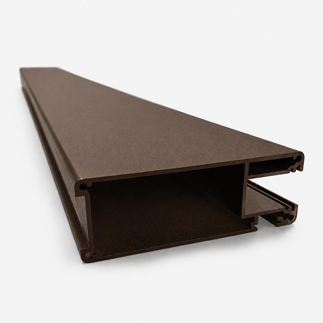Aluminum Gate Frame in Bronze powder-coated finish