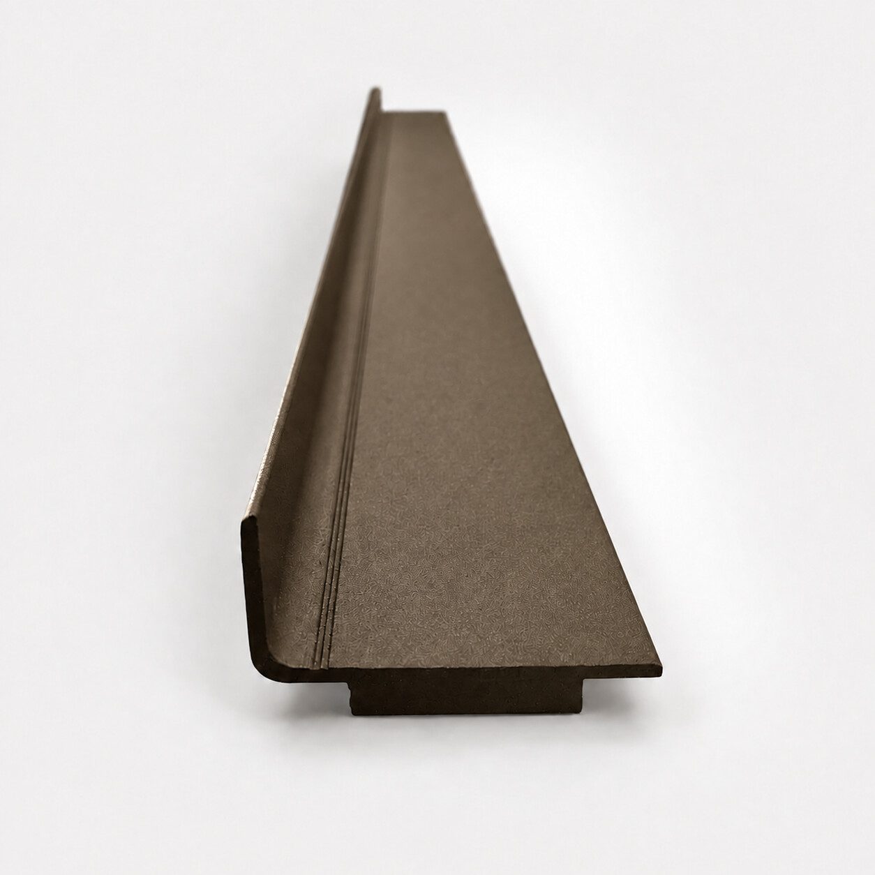 Aluminum Stopper For Gate Frame in Bronze powder-coated finish