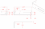 Technical dimensions for aluminum sliding gate motor chain L-bracket