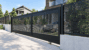 Aluminum Sliding Gate Kit – San Francisco Style in Black – illustrative sliding gate design
