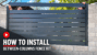 How to install an Alumission aluminum fence kit between masonry columns