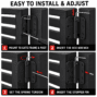 Installation and spring tension adjustment steps on an Alumission aluminum gate