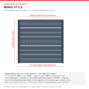 Miami Style Aluminum Side Panel — Dimensioned Layout