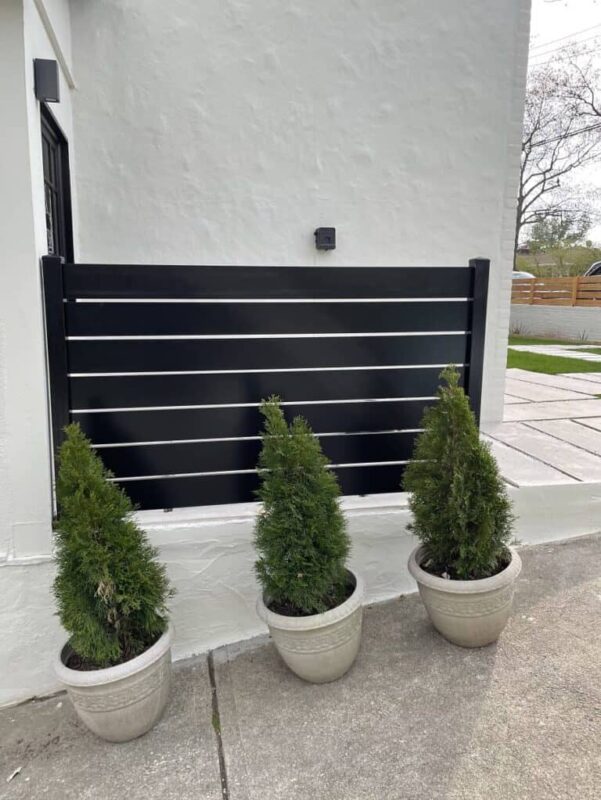 Black Aluminum Fence