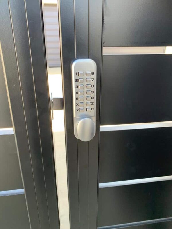 Black Aluminum Gate