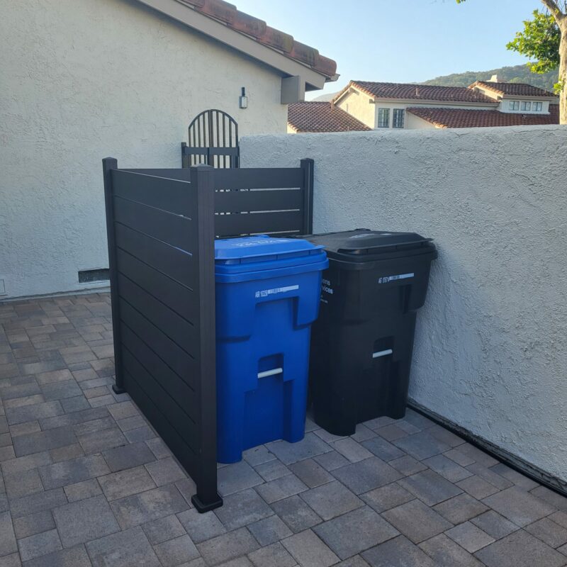 Black Aluminum fence