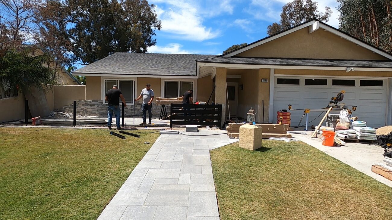 Black Aluminum fence