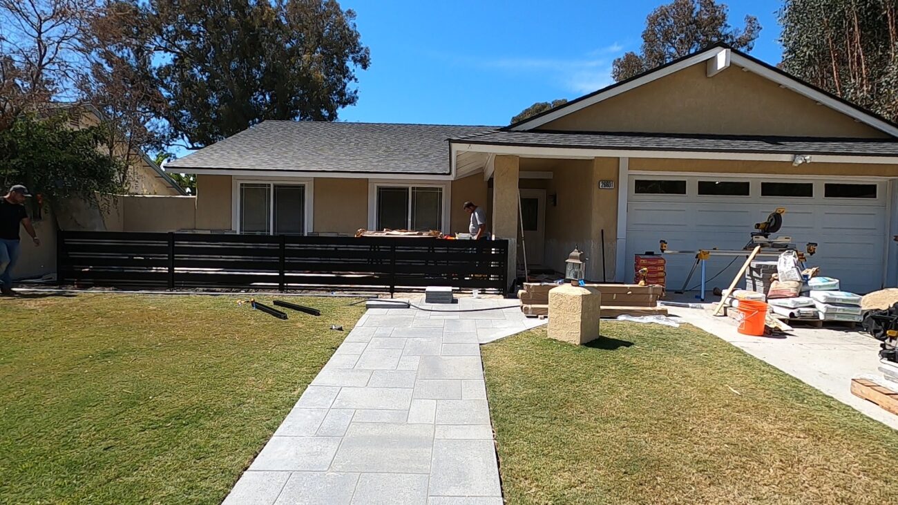 Black Aluminum fence