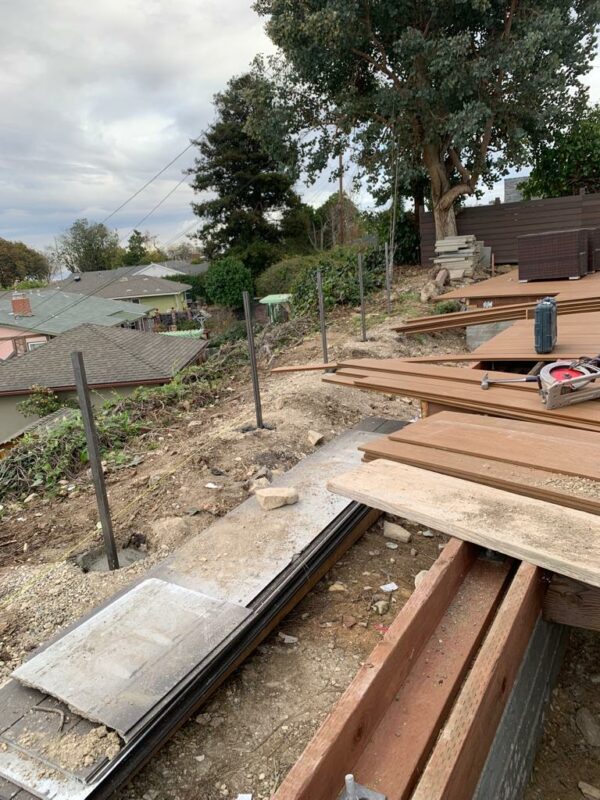 Black Aluminum fence