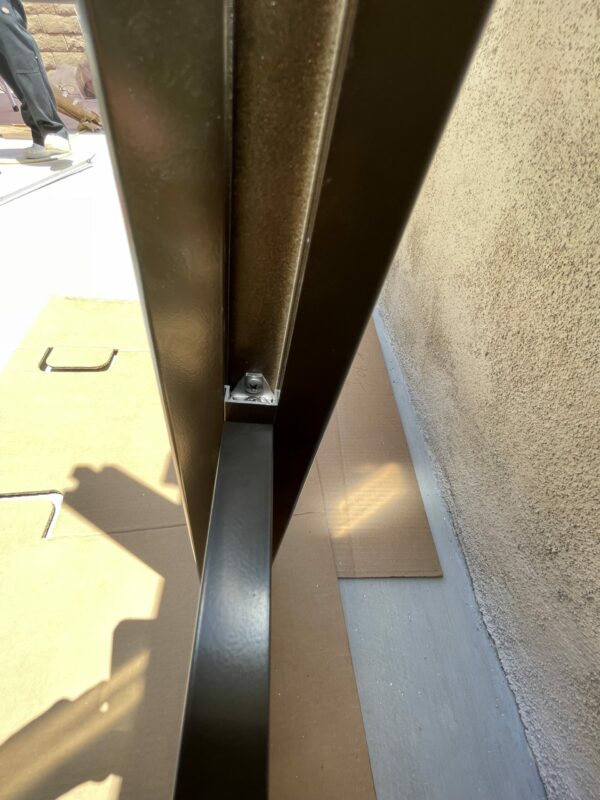 Black Aluminum fence and gate