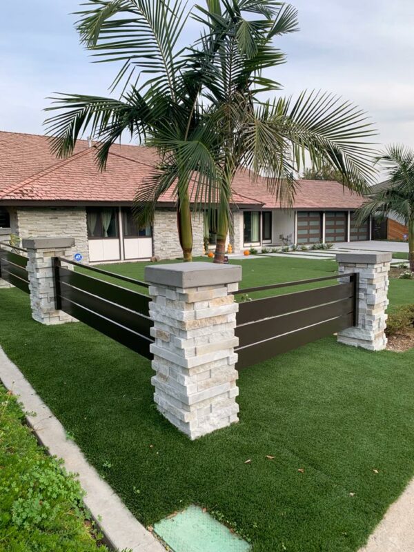 Bronze Aluminum fence