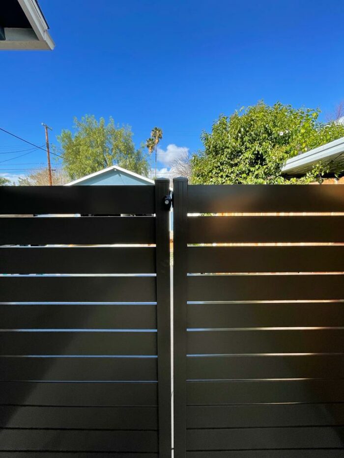 Aluminum swing gate in Metairie, LA Alumission