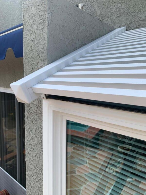 White Aluminum roof