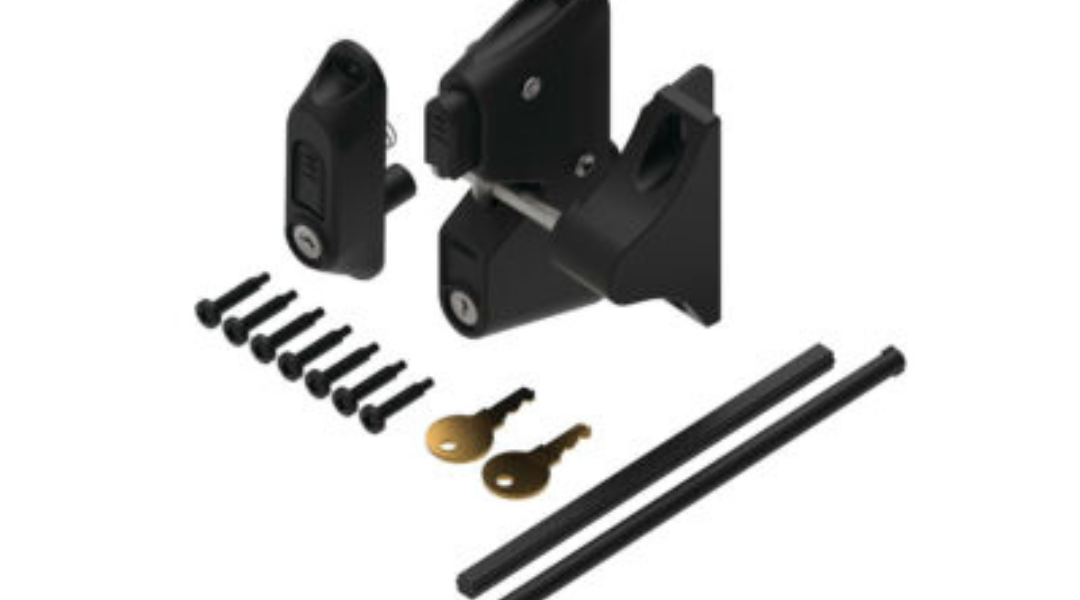 Double Sided Keyed Gate Latch