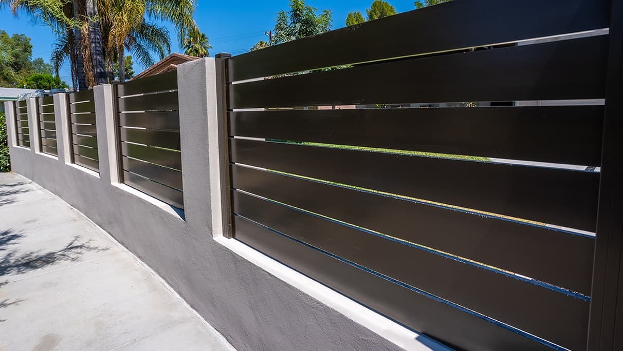 How to install Aluminum Fence Panels