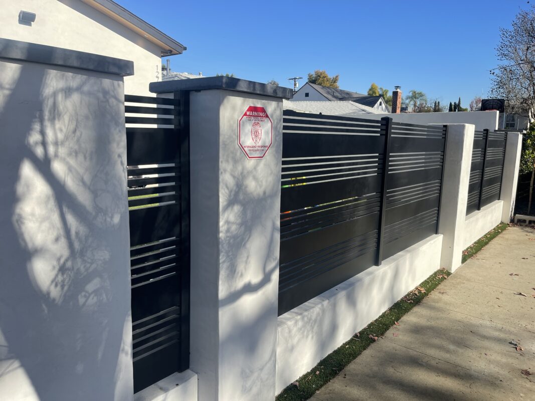 Front house fence in north HW-12