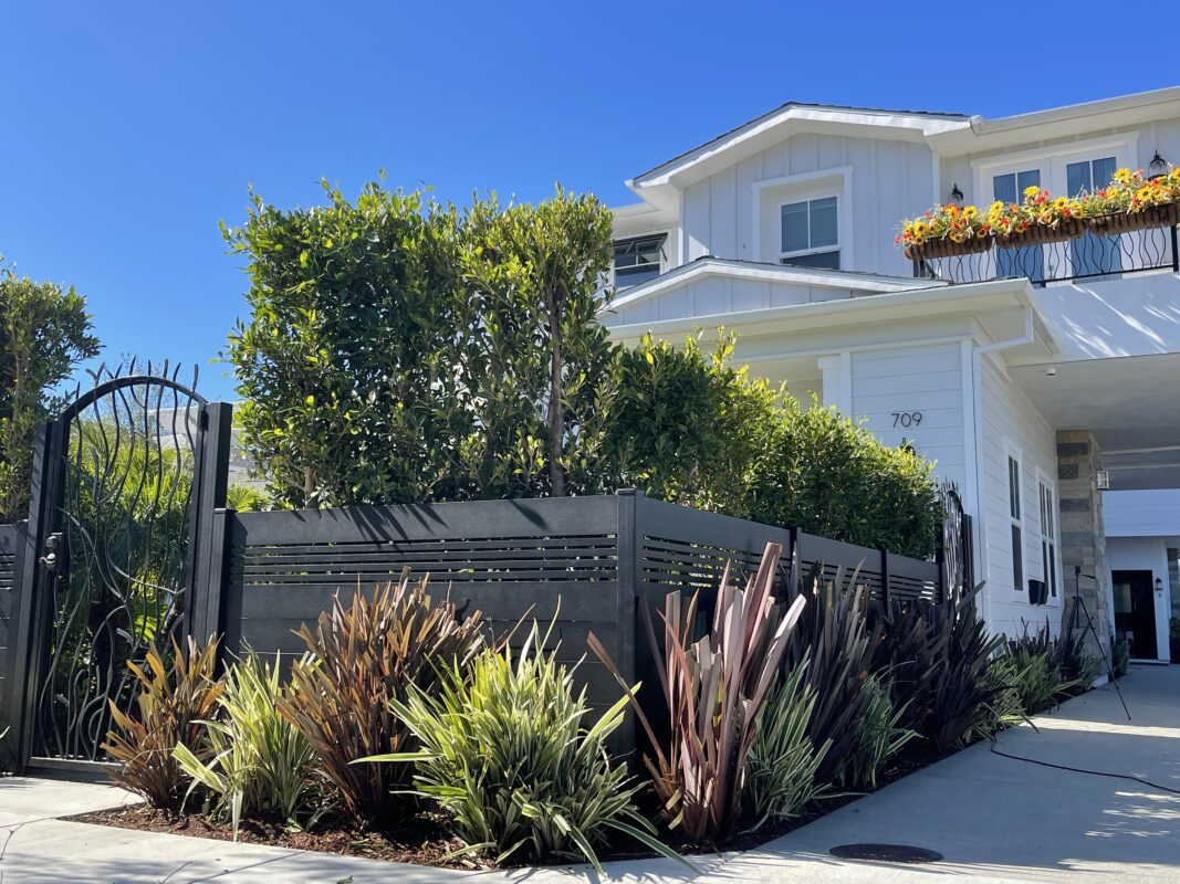 Front yard fence in Redondo Beach