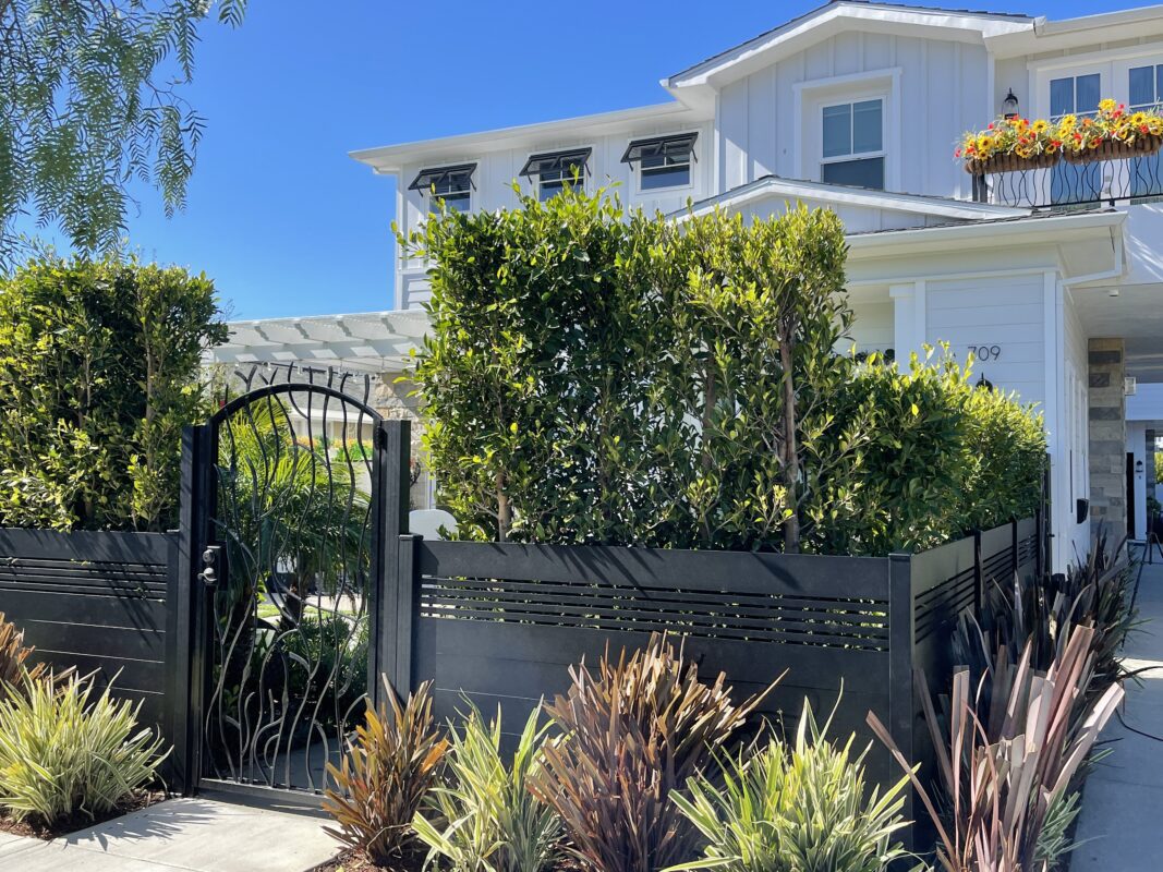 Front yard fence in Redondo Beach