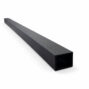 1 Inch Aluminum Slat in Black powder-coated finish