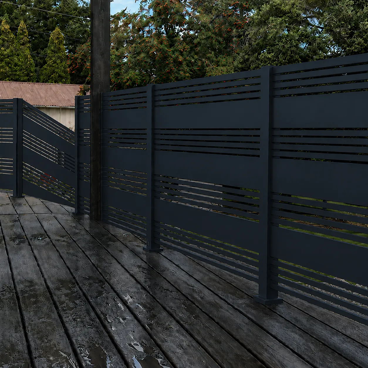 Aluminum Black Railing Kit Las Vegas Style