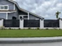 aluminum between columns in black Los Angeles