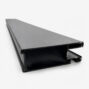 Aluminum Gate Frame in Black powder-coated finish