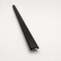 Aluminum slide side cover for gate frame in Black powder-coated finish