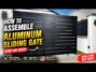 Watch Alumission’s complete DIY aluminum sliding gate assembly video