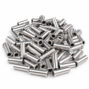 Silver stainless steel 1/8 inch cable railing post protector sleeves