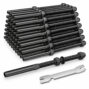 Black stainless steel swage threaded stud cable railing tension end fittings