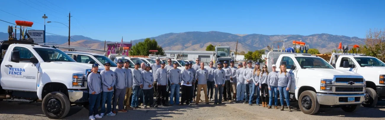 Nevada Fence project photo from the installer’s official website